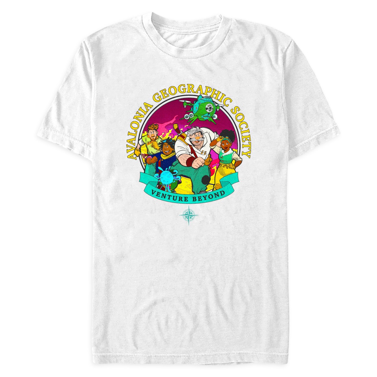 Avalonia Geographic Society T-Shirt for Adults – Strange World