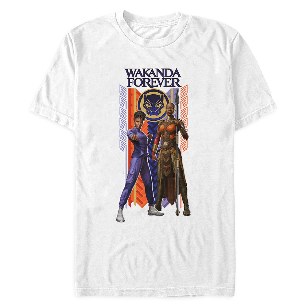 Shuri and Okoye T-Shirt for Adults – Black Panther: Wakanda Forever