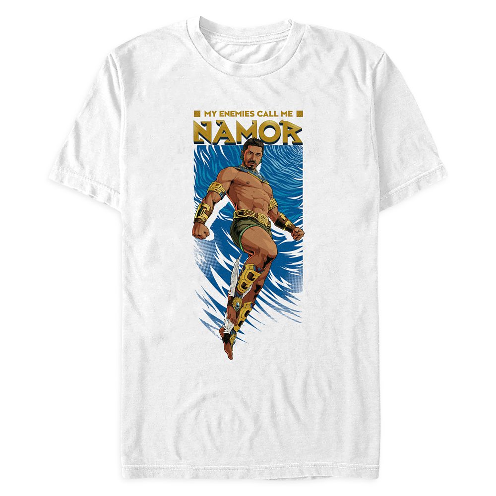 Namor T-Shirt for Adults – Black Panther: Wakanda Forever available online for purchase