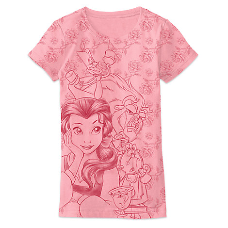 Beauty and the Beast 25th Anniversary Tee for Girls - Limited Release