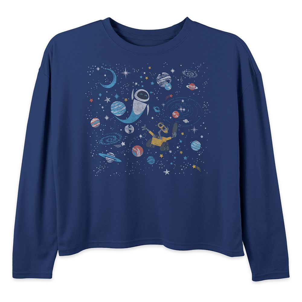 WALL&bull;E and E.V.E. Long Sleeve Pullover Top for Girls