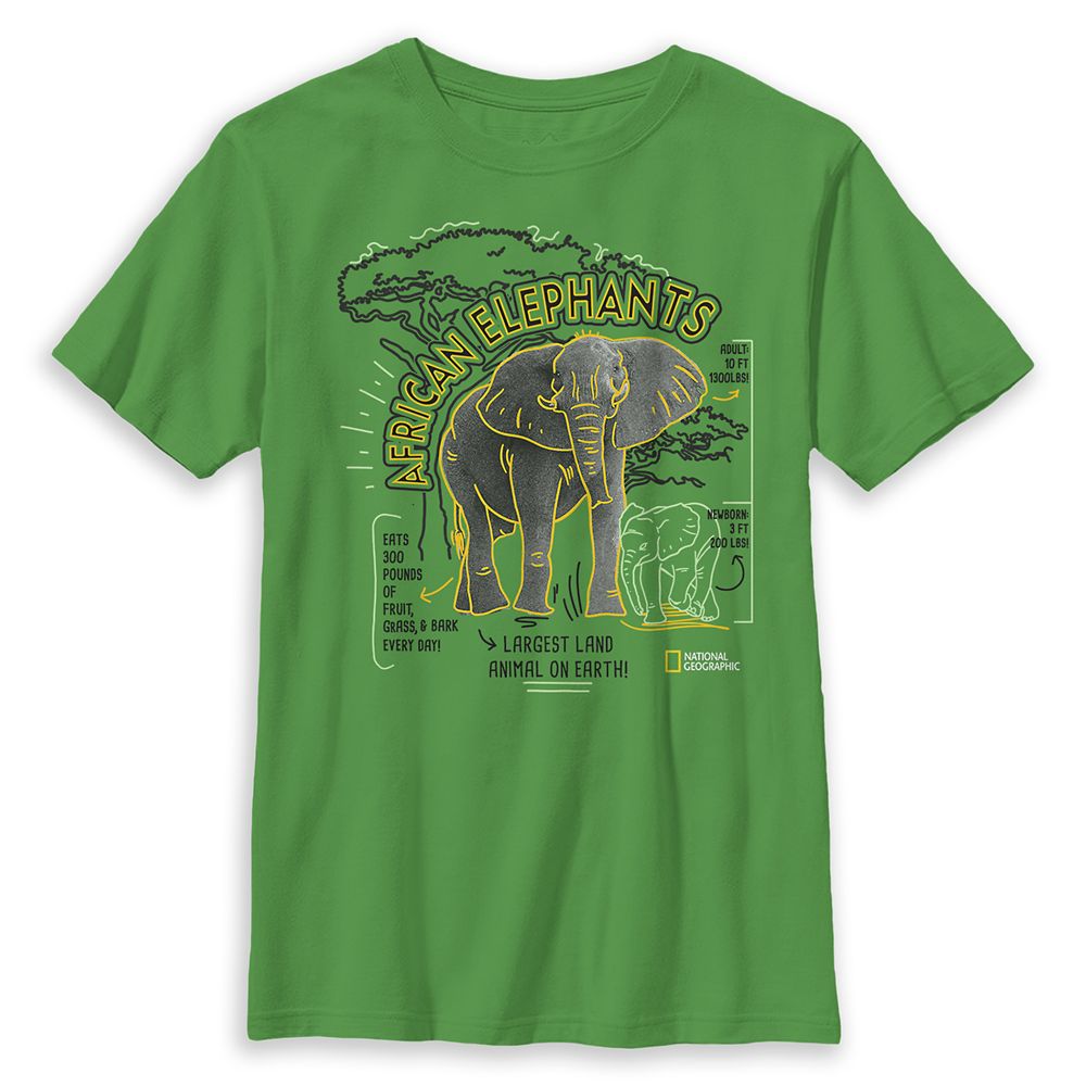 African Elephants T-Shirt for Kids – National Geographic