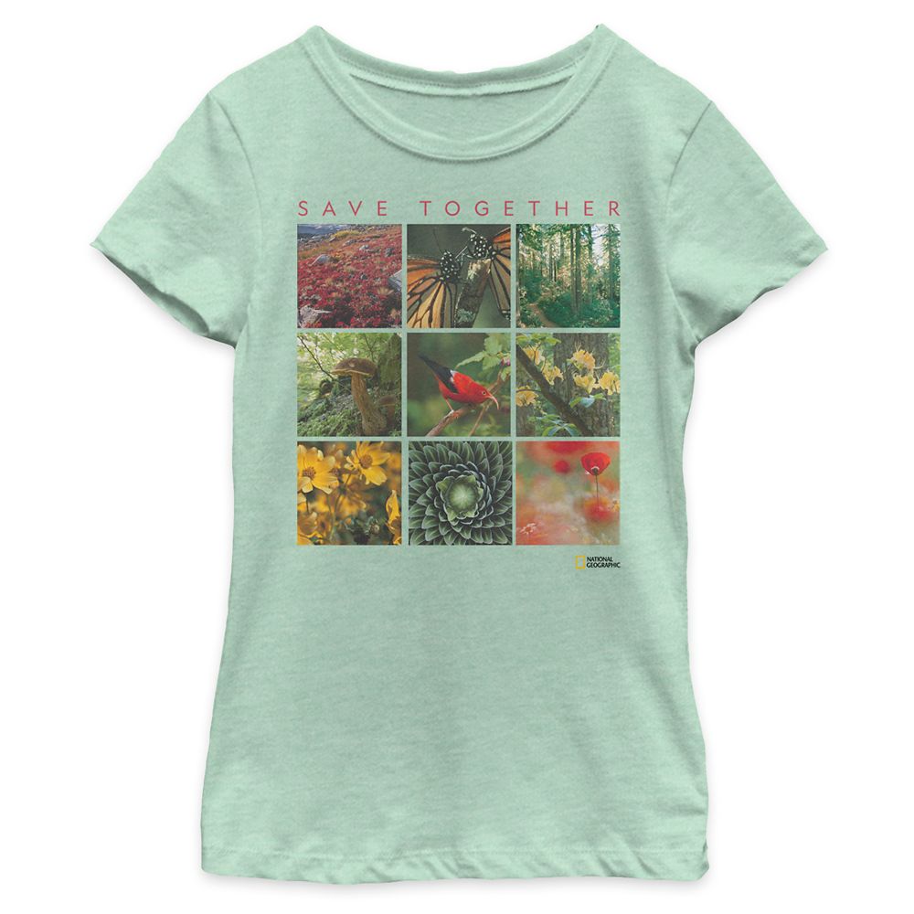 ''Save Together'' Nature Collage T-Shirt for Girls – National Geographic