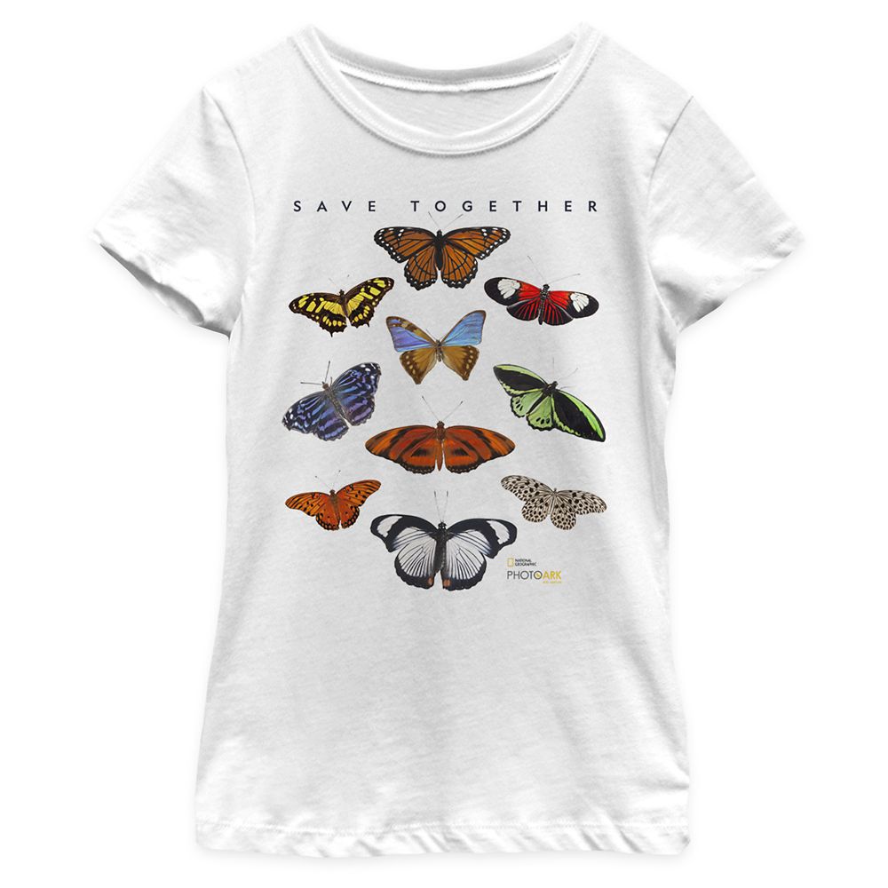 National Geographic Butterfly T-Shirt for Girls