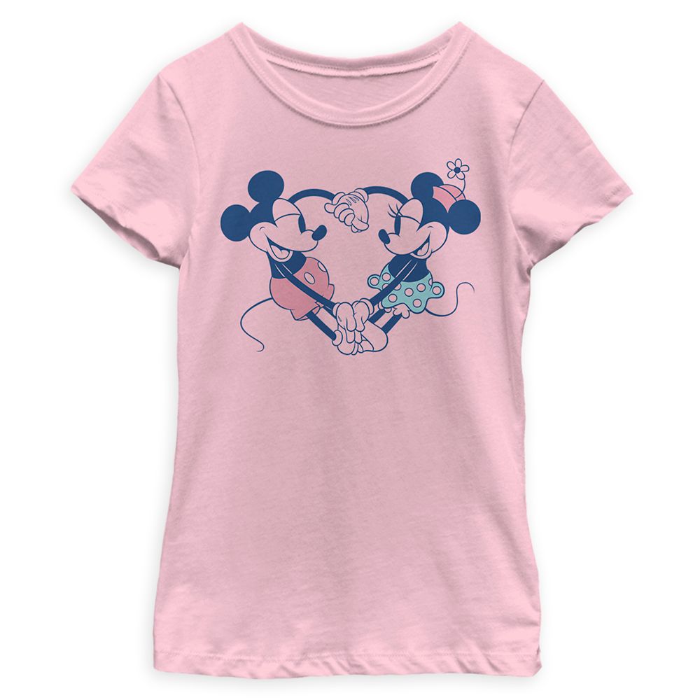 Mickey and Minnie Mouse T-Shirt for Girls
