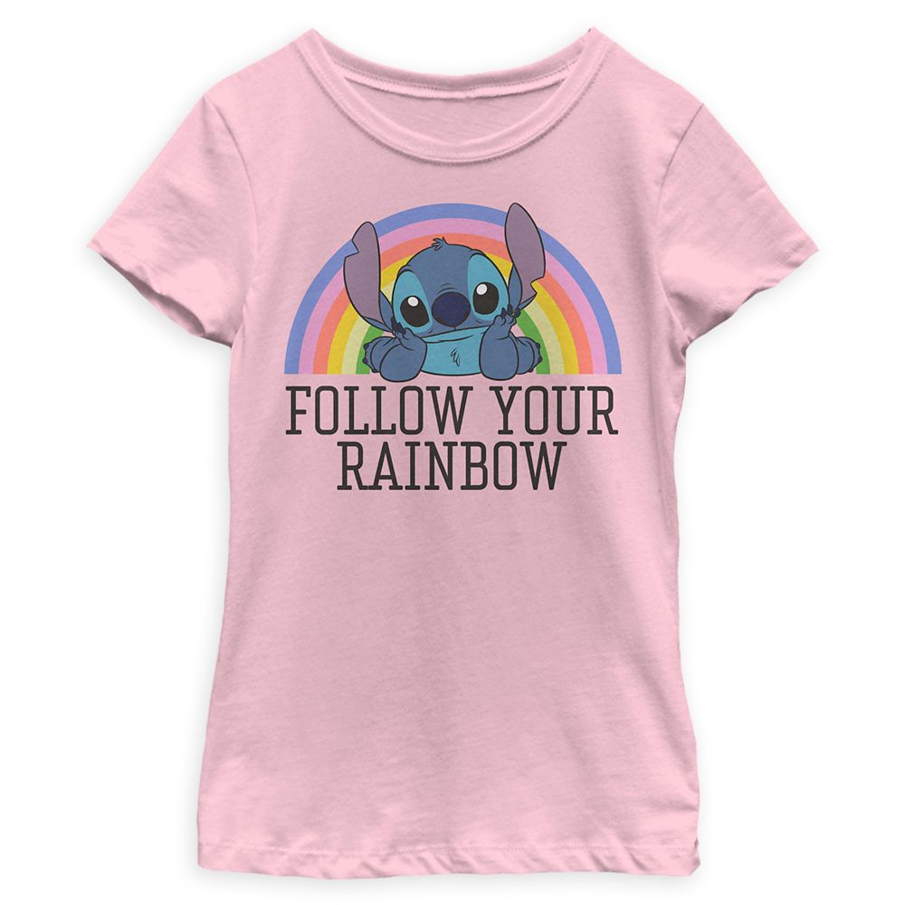 Stitch Rainbow T-Shirt for Kids