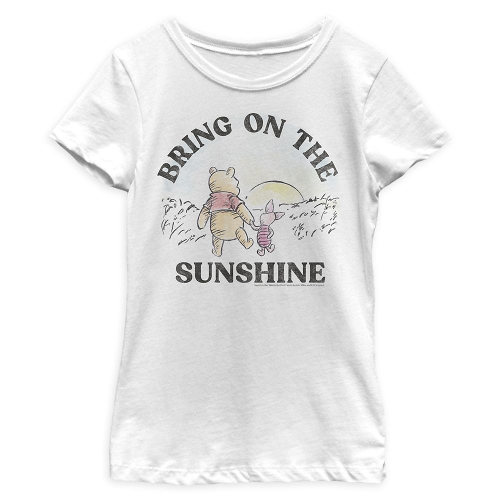 Winnie the Pooh and Piglet T-shirt for Girls