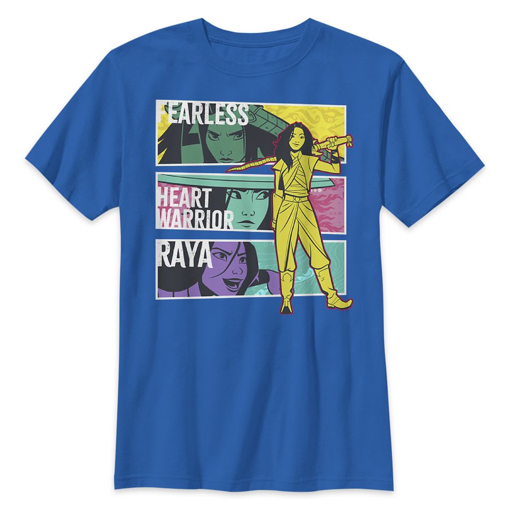 Raya T-Shirt for Kids – Disney's Raya and the Last Dragon – Blue