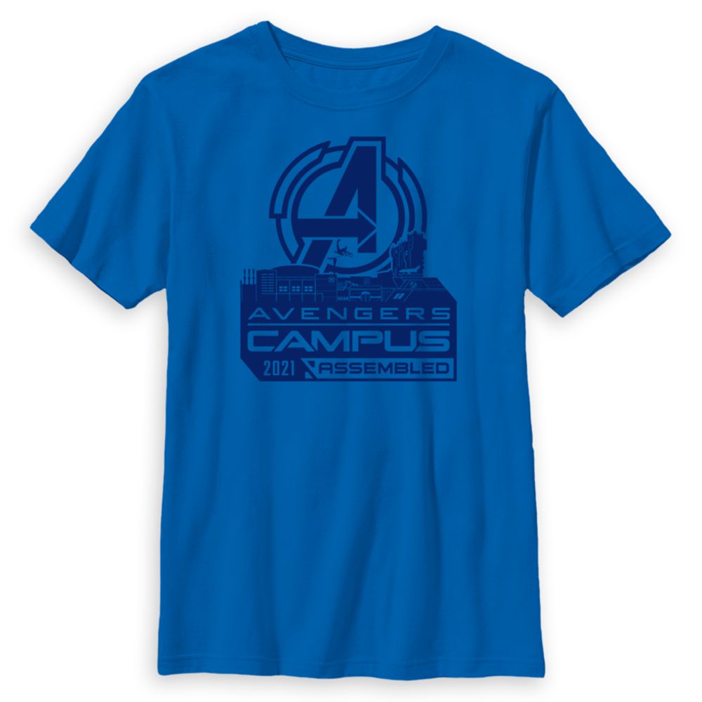 Avengers Campus Buildings T-Shirt for Kids