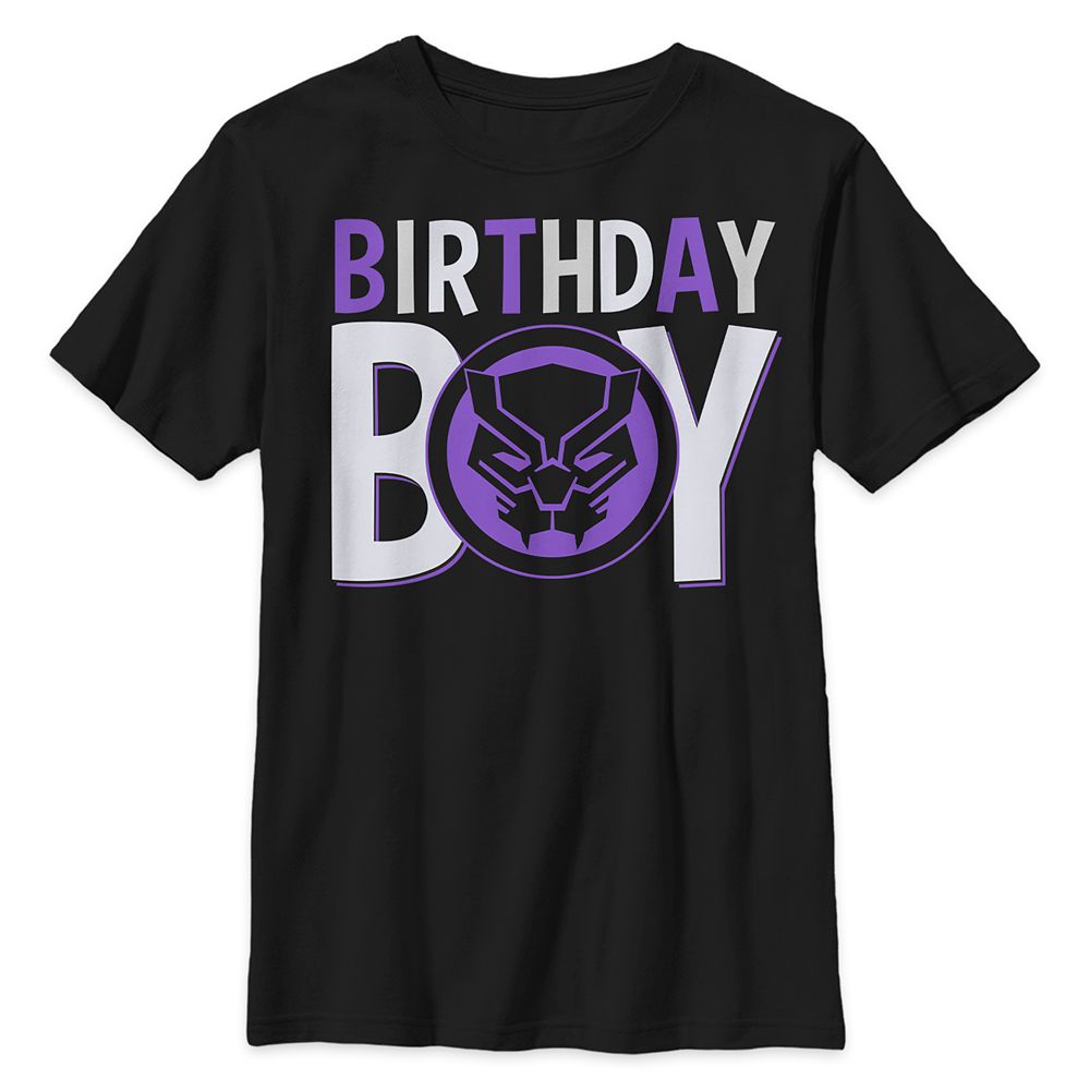 Black Panther Birthday Boy T-Shirt for Kids Official shopDisney