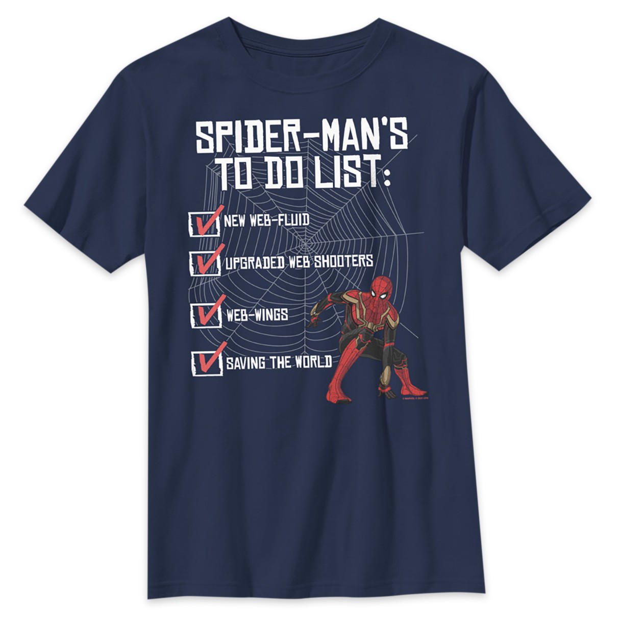 Spider-Man ''To Do List'' T-Shirt for Kids