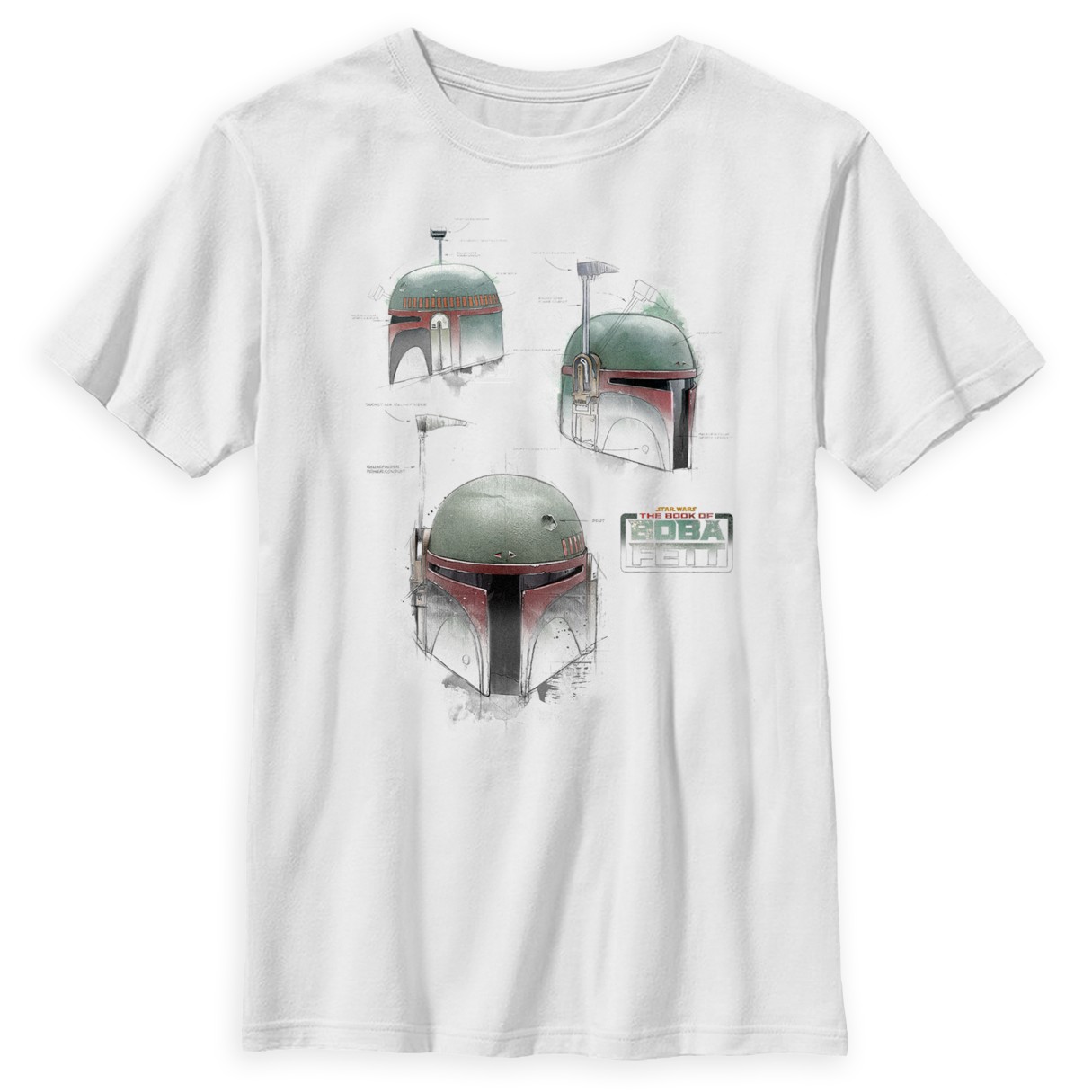 Boba Fett Helmet T-Shirt for Kids – Star Wars