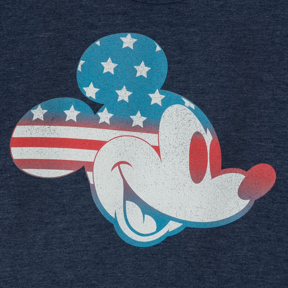 Mickey Mouse Americana Flag T-Shirt for Kids