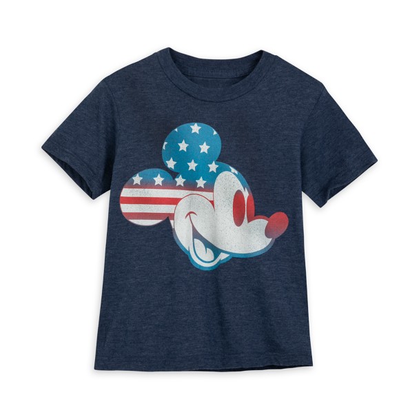 Mickey Mouse Americana Flag T-Shirt for Kids