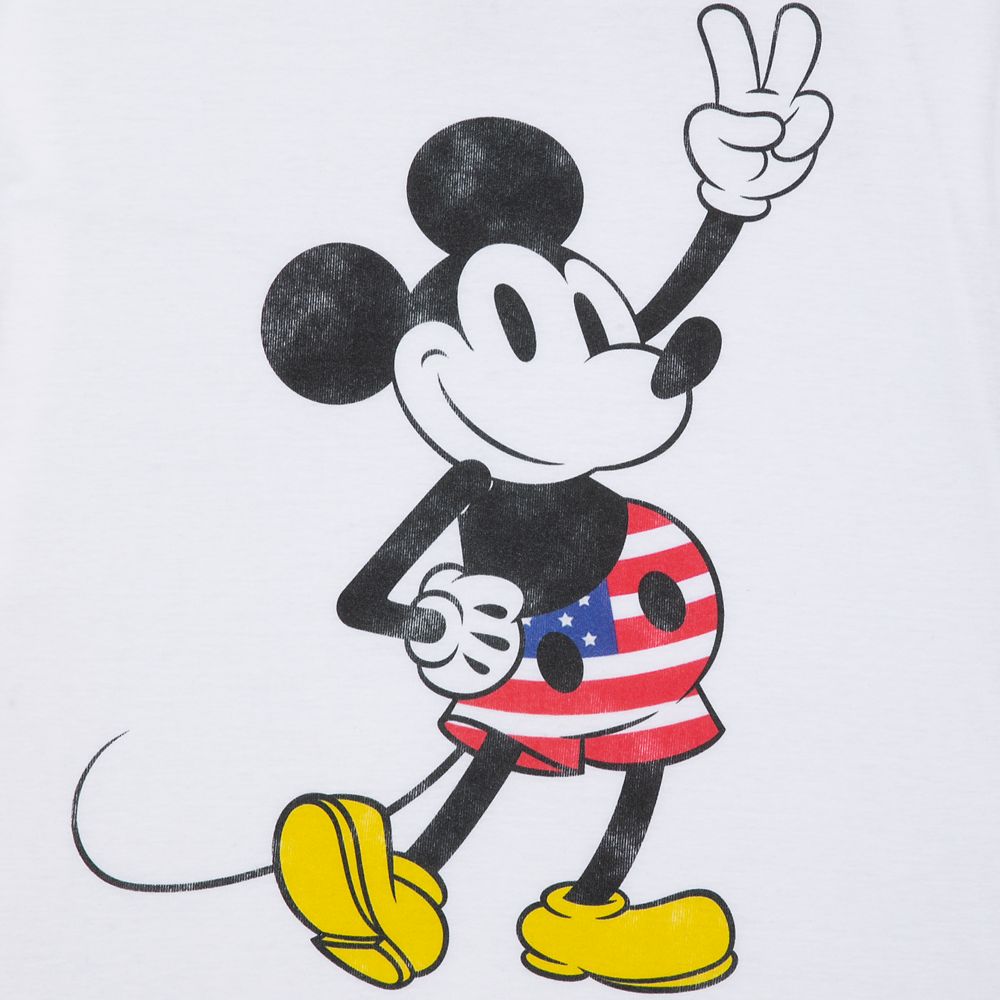 Mickey Mouse Americana Peace T-Shirt for Kids