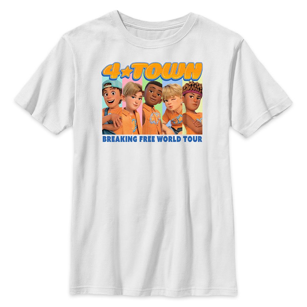 4Town Breaking Free World Tour T-Shirt for Kids Turning Red Official shopDisney