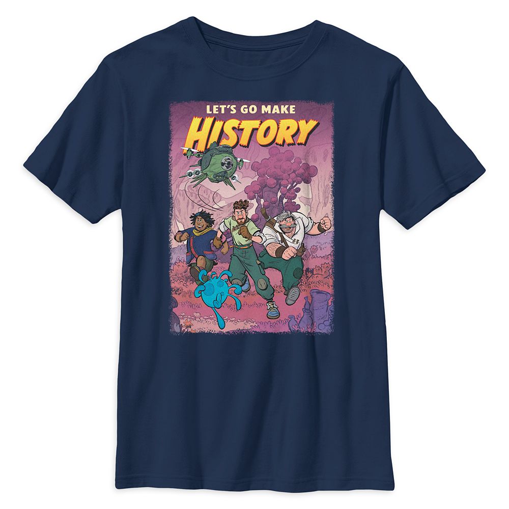 Strange World Lets Go Make History T-Shirt for Kids Official shopDisney