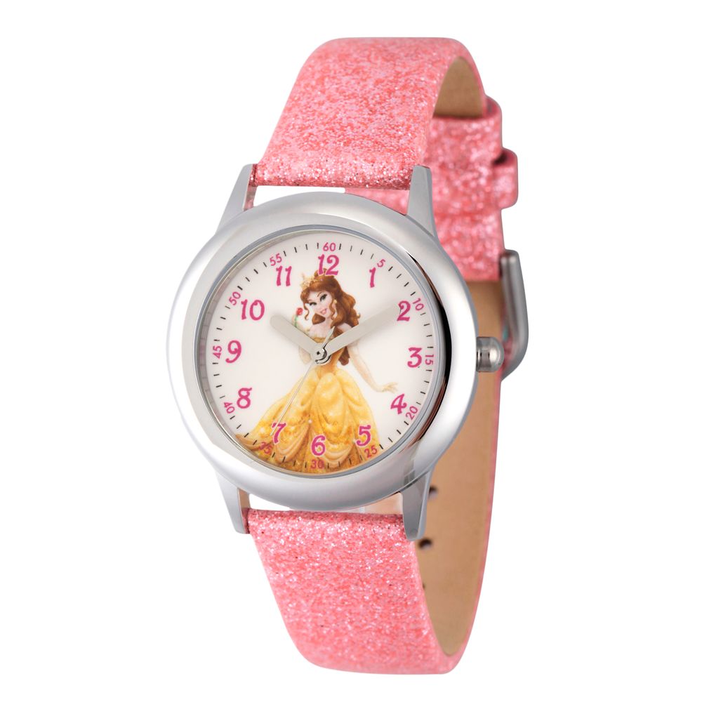 Belle Glitter Time Teacher Watch  Kids Official shopDisney