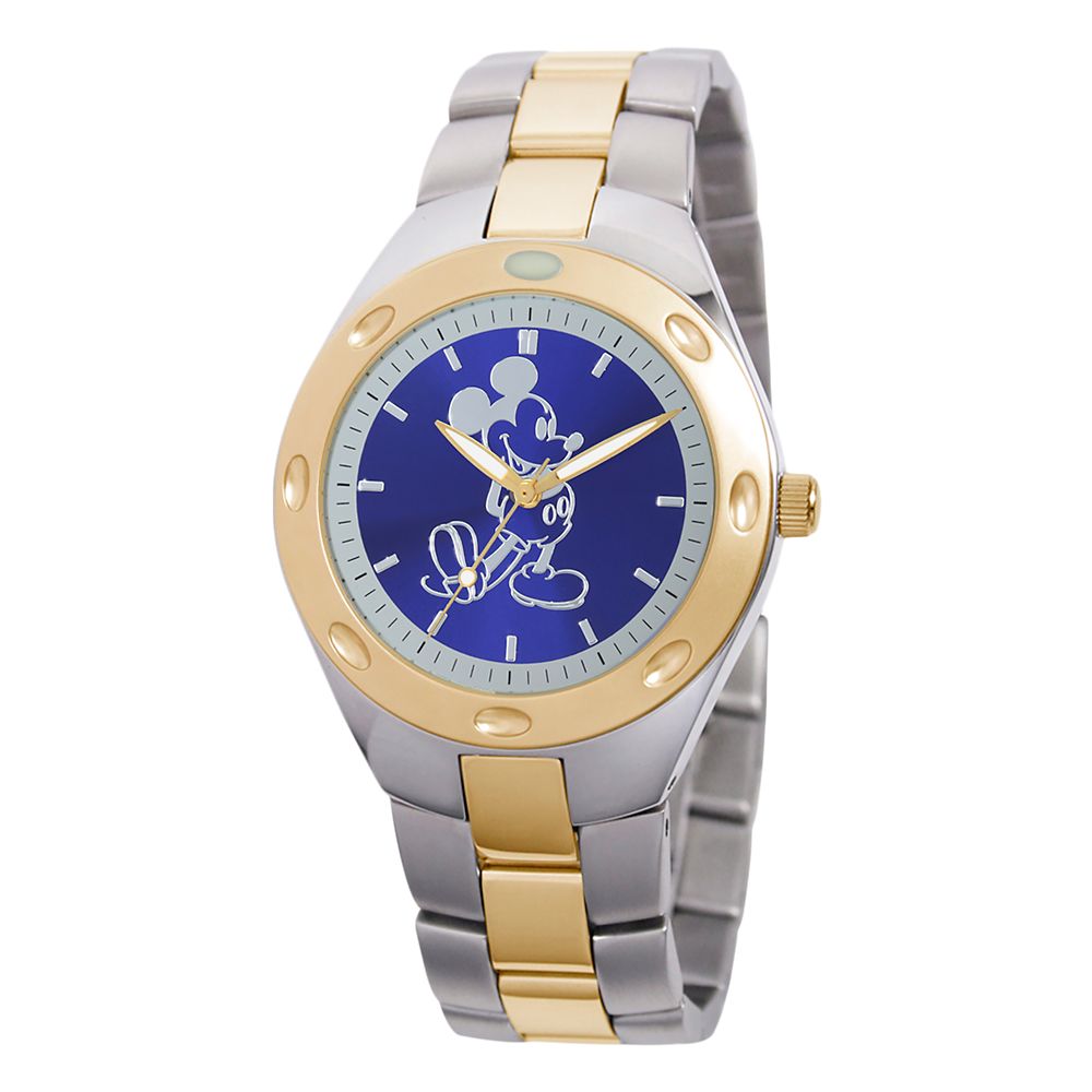 Mickey Mouse Two-Tone Watch  Adults Official shopDisney