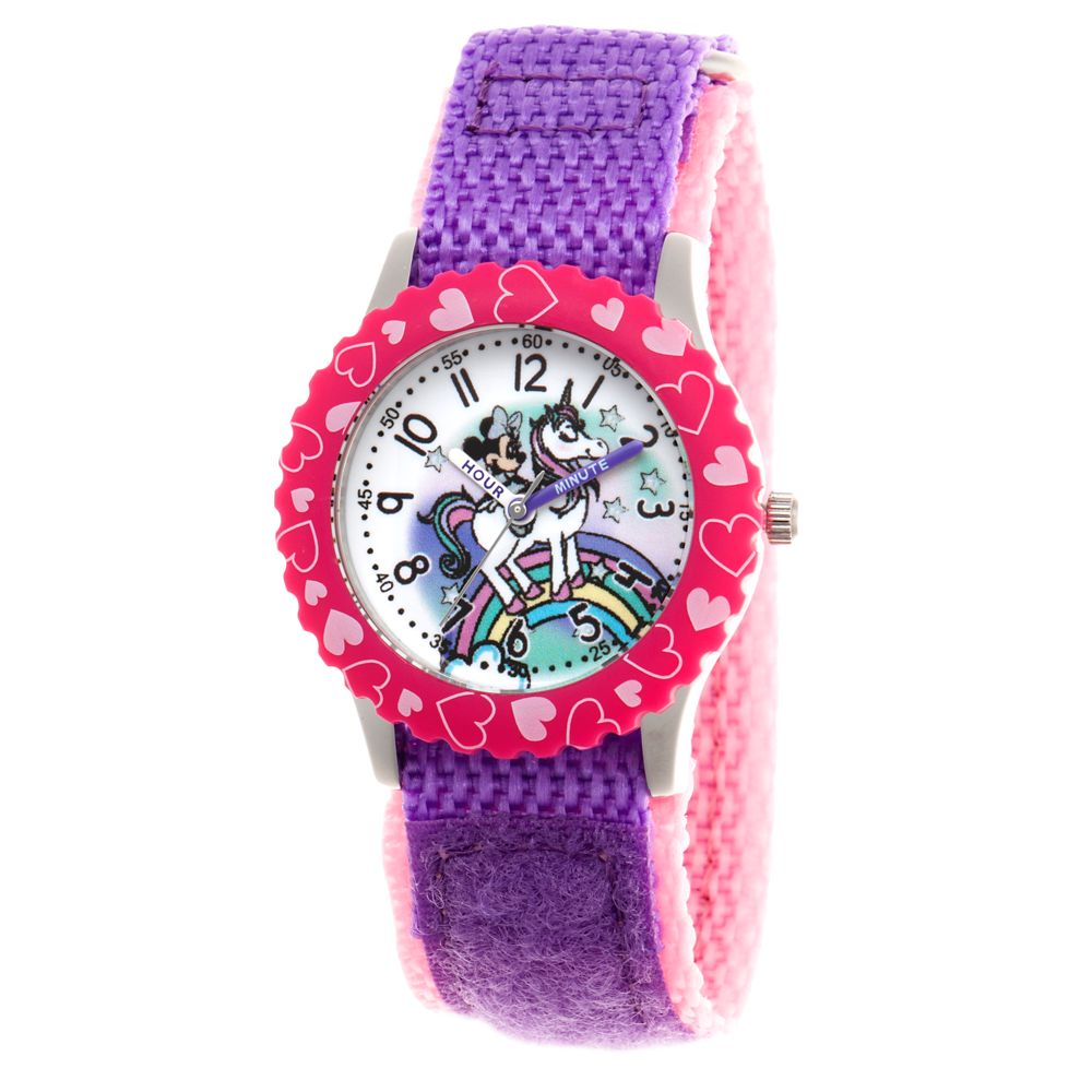 Minnie Mouse Unicorn Time Teacher Watch for Kids Official shopDisney