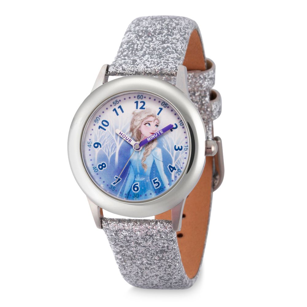 Elsa Stainless Steel Time Teacher Watch for Kids  Frozen 2 Official shopDisney