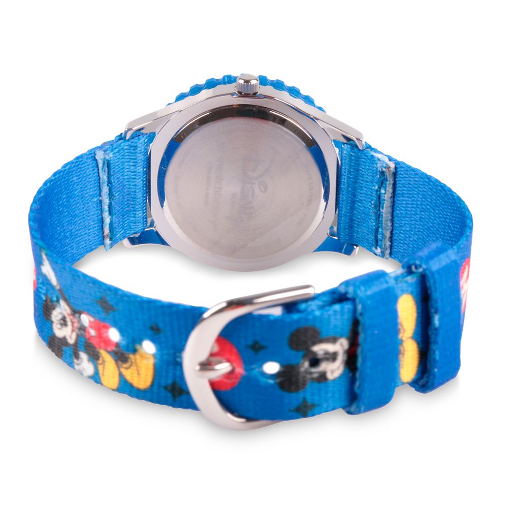 Mickey Mouse Time Teacher Watch for Kids – Print Band