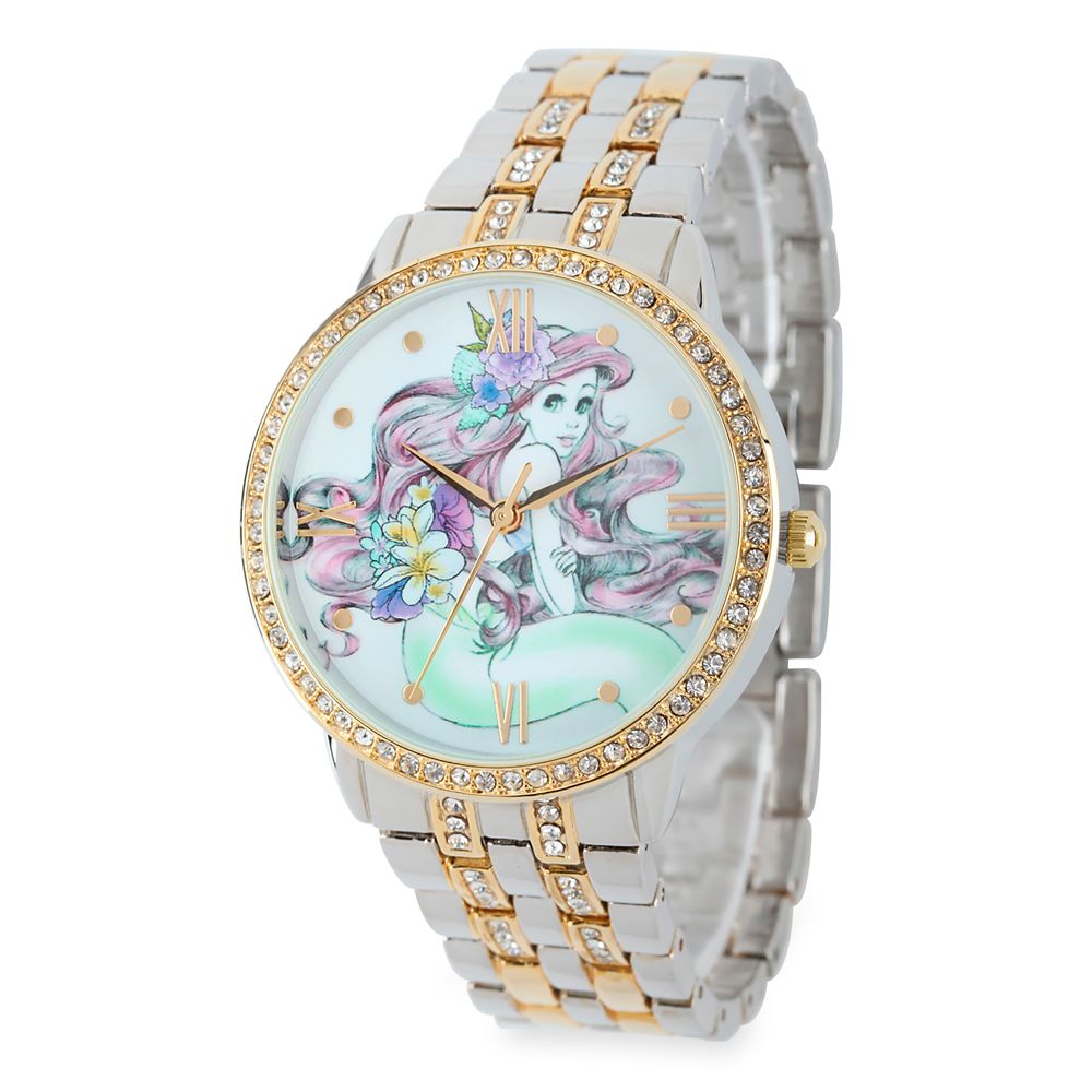 Ariel TwoTone Alloy Watch for Women The Little Mermaid Disney Store