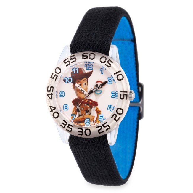 Woody and Forky Time Teacher Watch for Kids – Toy Story 4 – Reversible Band