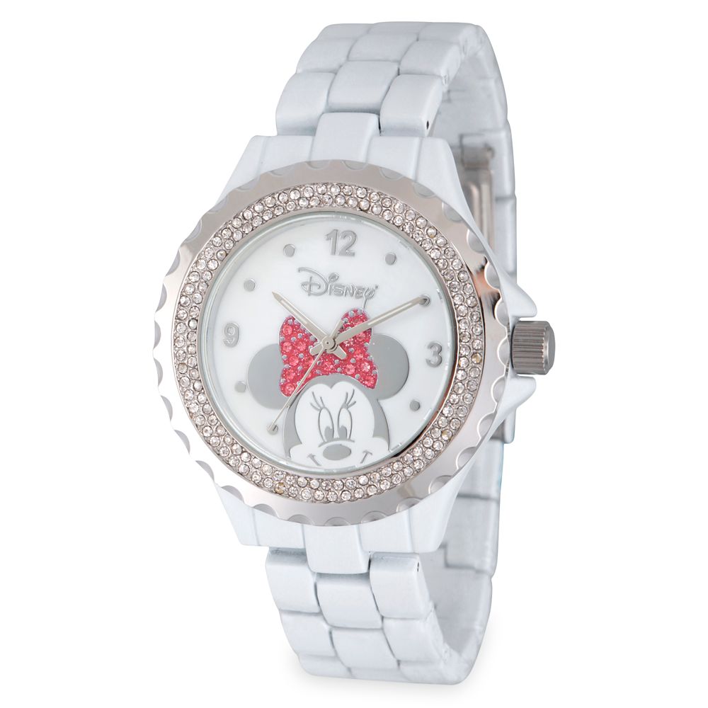 Minnie Mouse Stainless Steel Watch for Women Official shopDisney