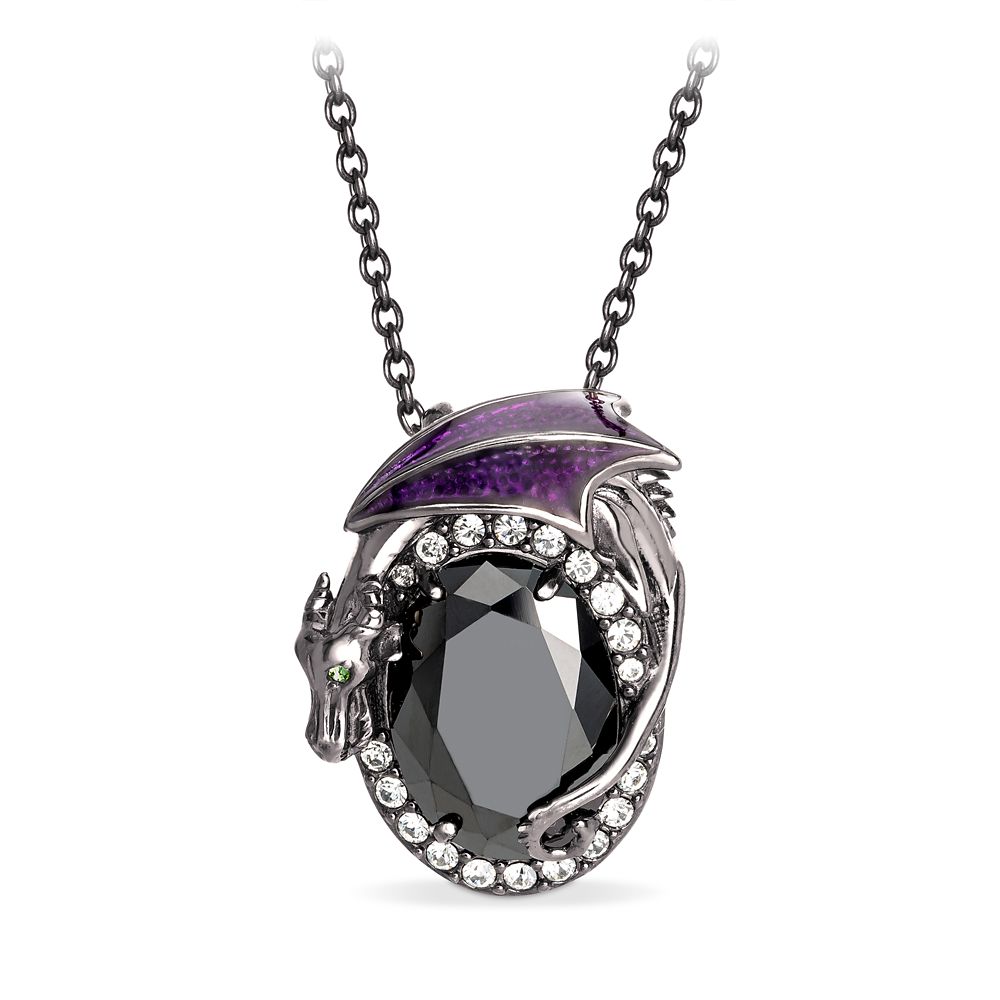 Maleficent Oval Crystal Pendant by RockLove