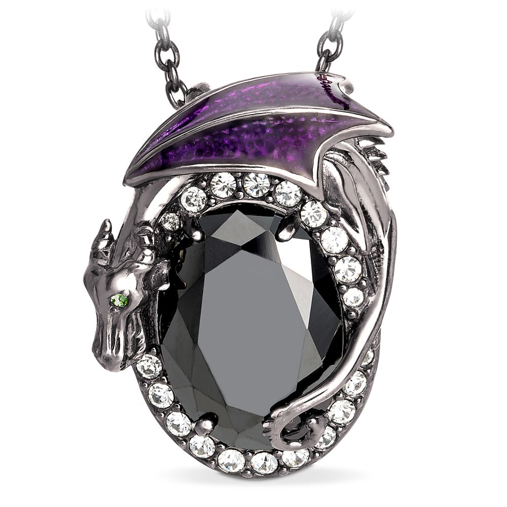 Maleficent Oval Crystal Pendant by RockLove