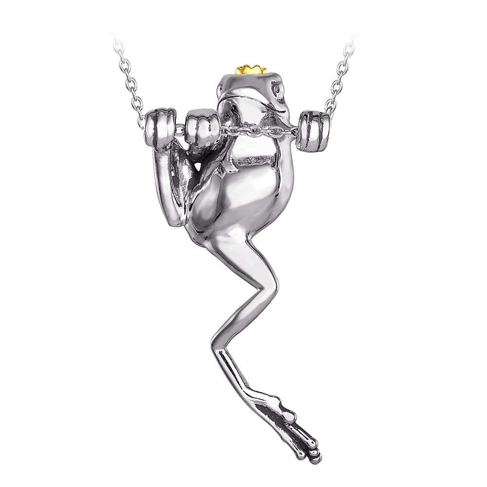 The Princess and the Frog Crowned Frog Necklace by RockLove