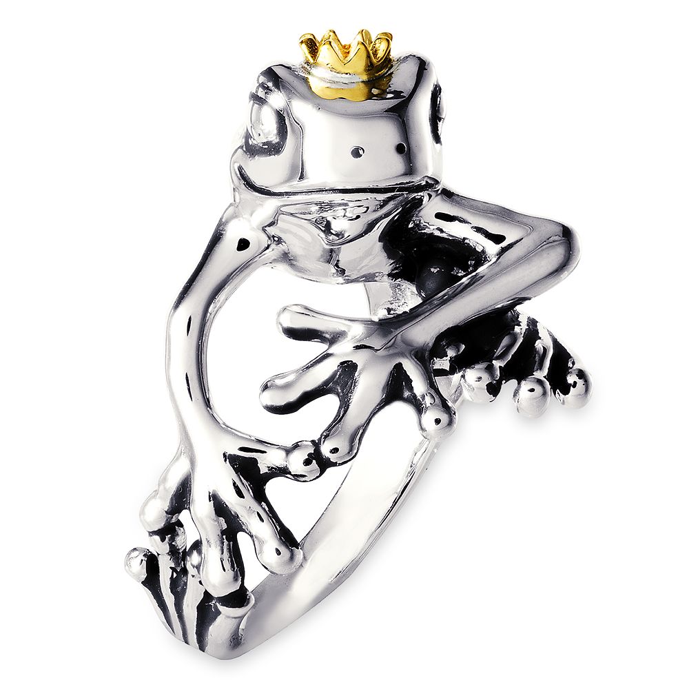 The Princess and the Frog Crowned Frog Ring by RockLove