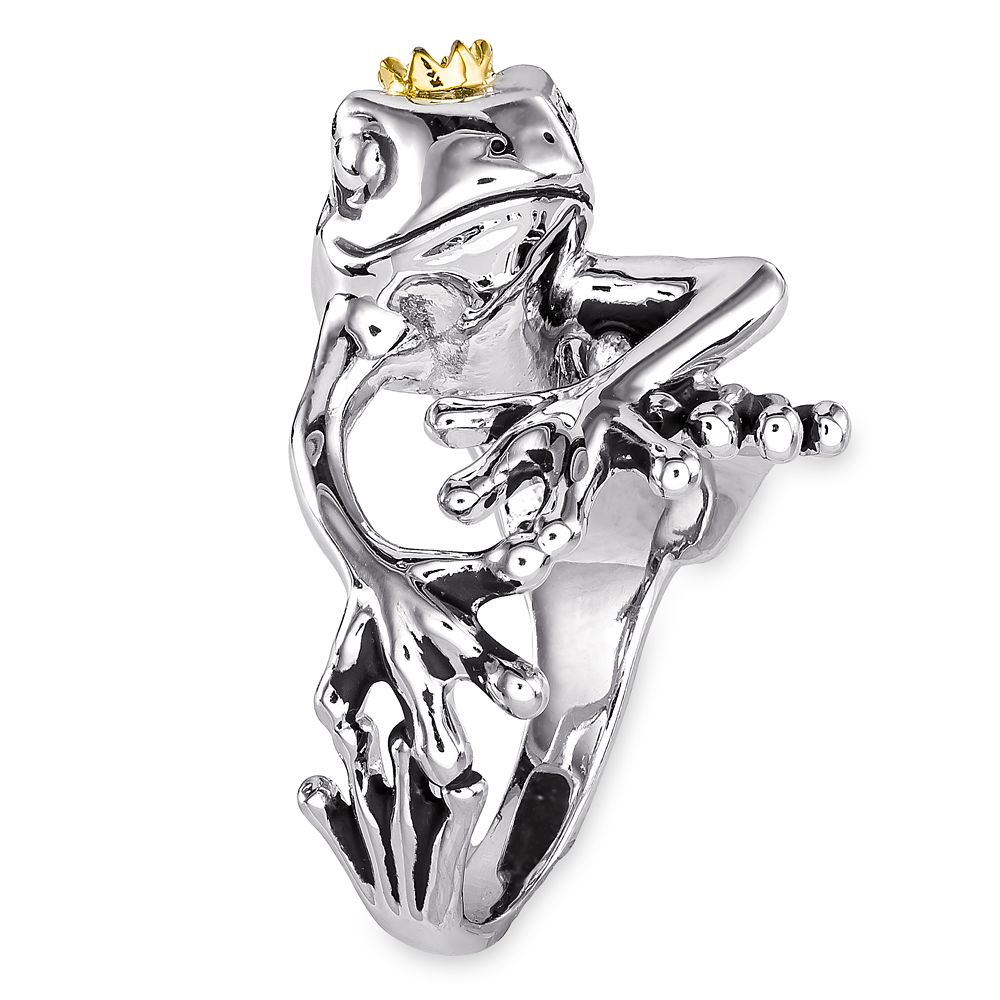 The Princess and the Frog Crowned Frog Ring by RockLove