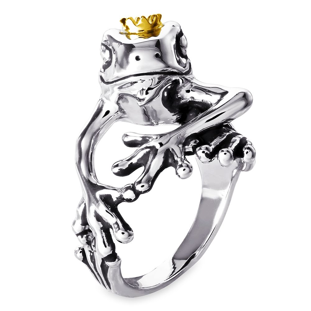The Princess and the Frog Crowned Frog Ring by RockLove