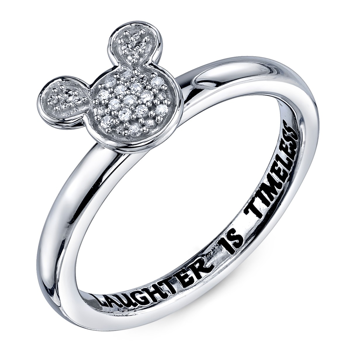 Mickey Mouse Diamond Ring for Women