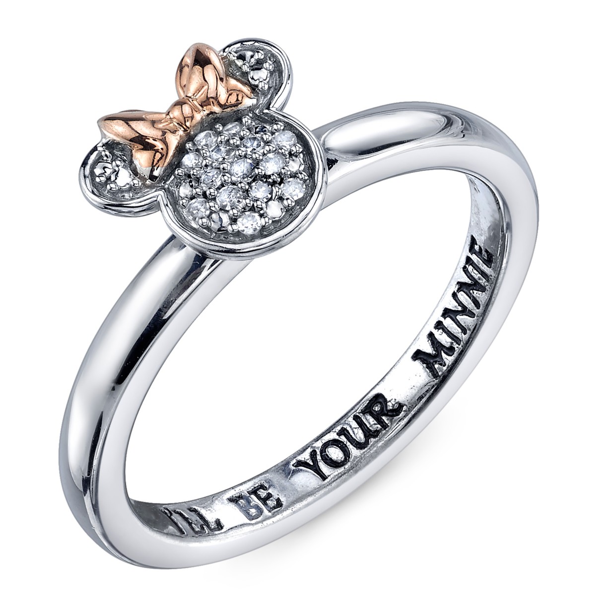 Minnie Mouse Diamond Ring for Women