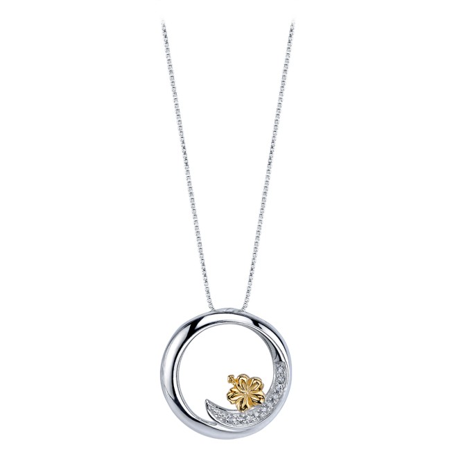 Lilo & Stitch Ohana Means Family Diamond Necklace