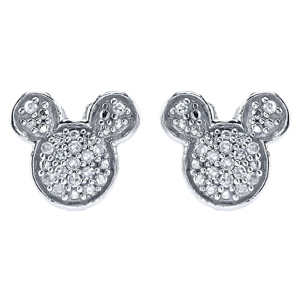 Mickey Mouse Icon Diamond Earrings Official shopDisney