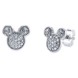 Mickey Mouse Icon Diamond Earrings