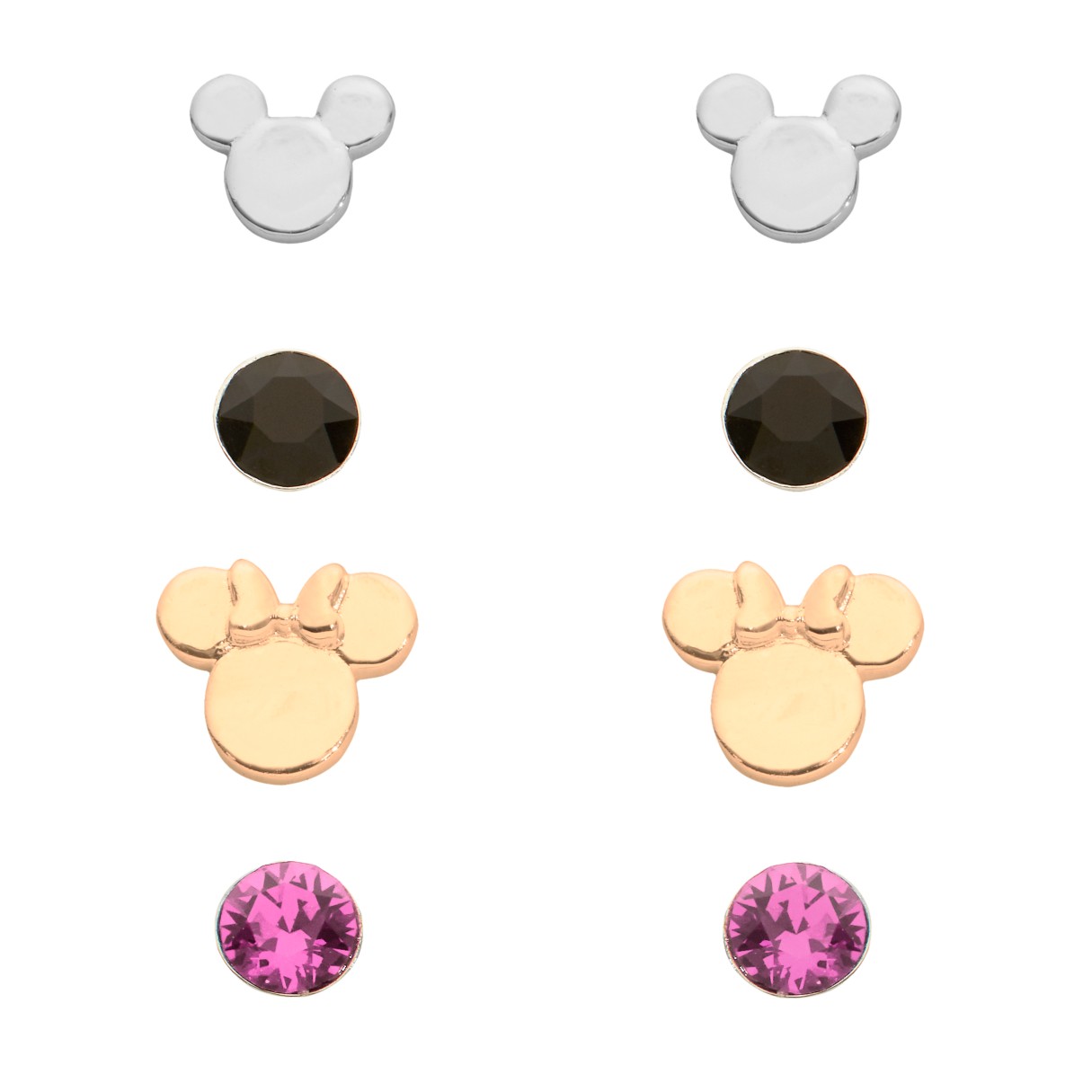 Mickey and Minnie Mouse Earring Set