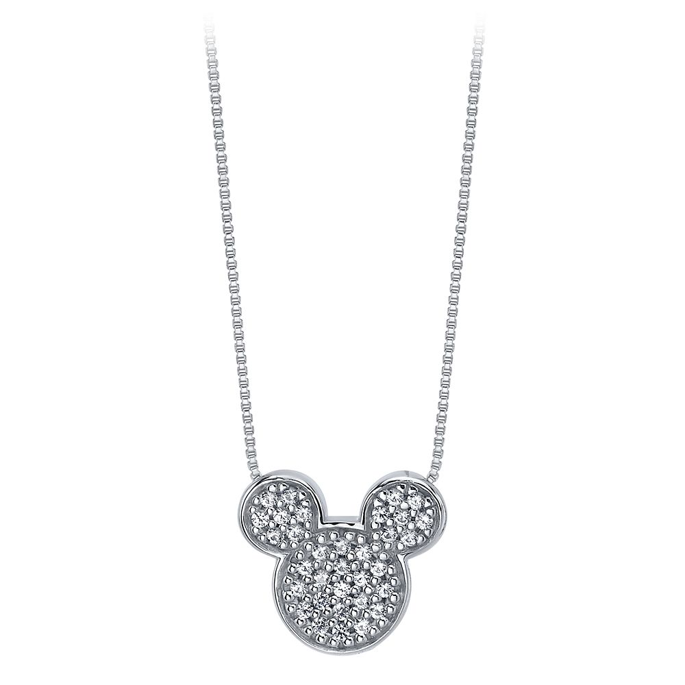 Mickey Mouse Icon Sapphire Pendant Necklace Official shopDisney