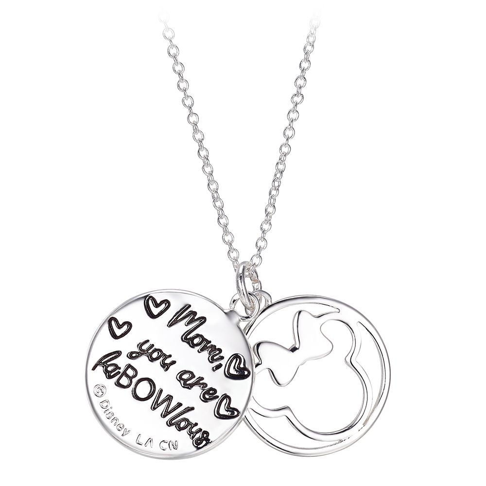 Minnie Mouse ''FaBOWlous'' Mom Necklace