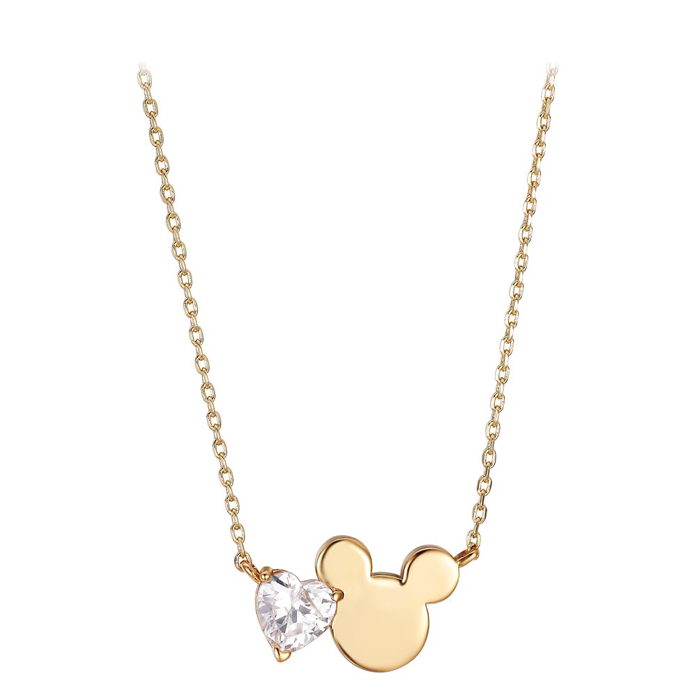 Mickey Mouse Icon and Heart Necklace Official shopDisney