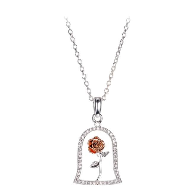 Enchanted Rose Necklace – Beauty and the Beast