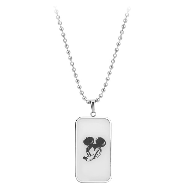 Mickey Mouse Dog Tag Necklace