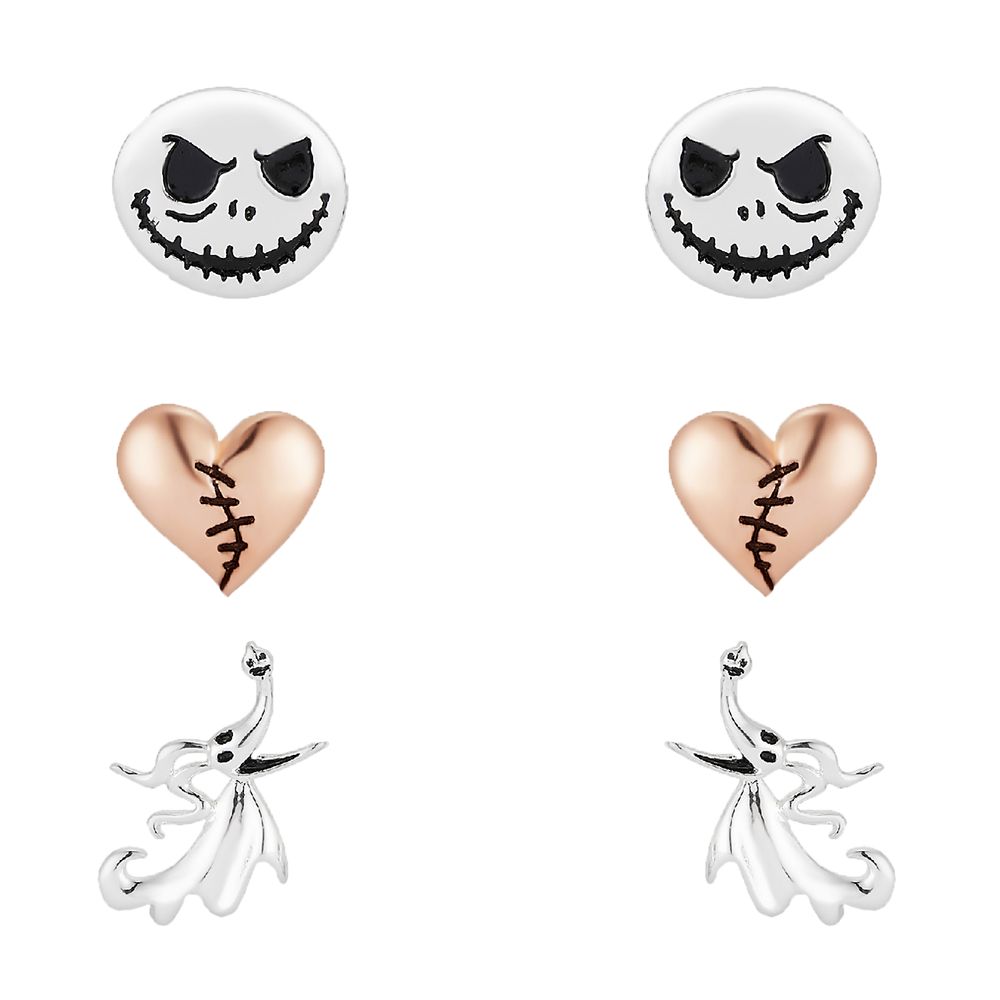 The Nightmare Before Christmas Three Pair Earring Set