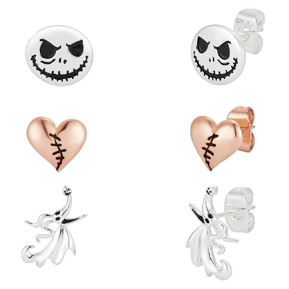 The Nightmare Before Christmas Three Pair Earring Set