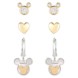 Mickey Mouse Mother of Pearl Icon Earring Set