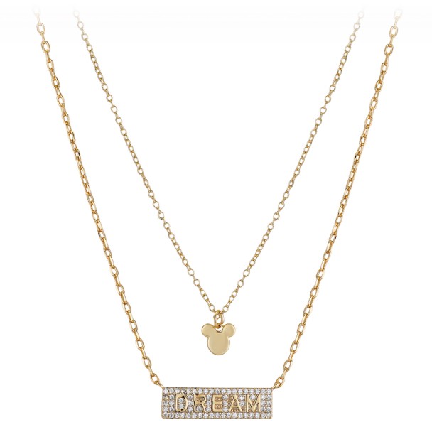 Mickey Mouse Layered Bar Necklace | shopDisney